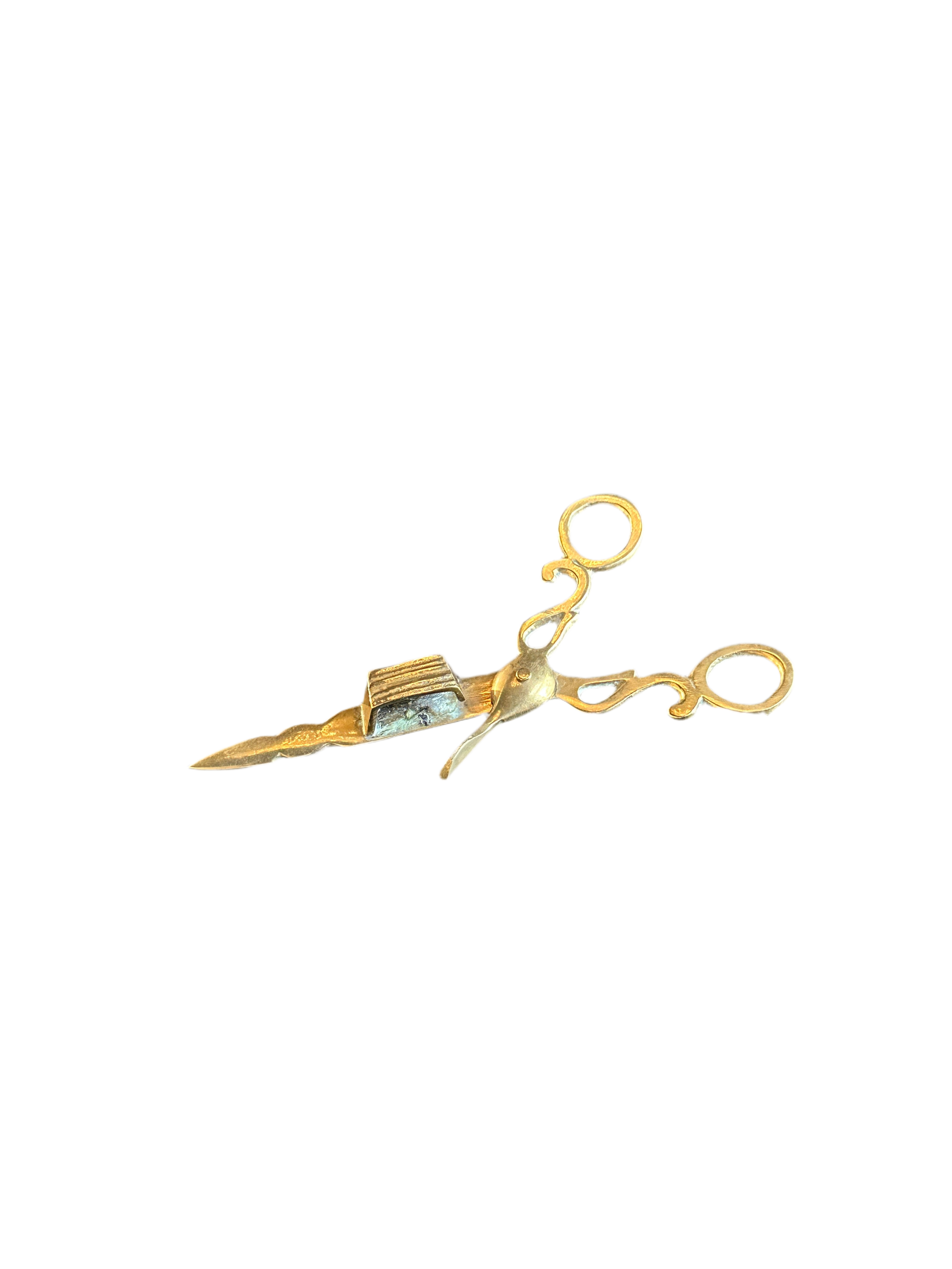 French Brass Snuffers
