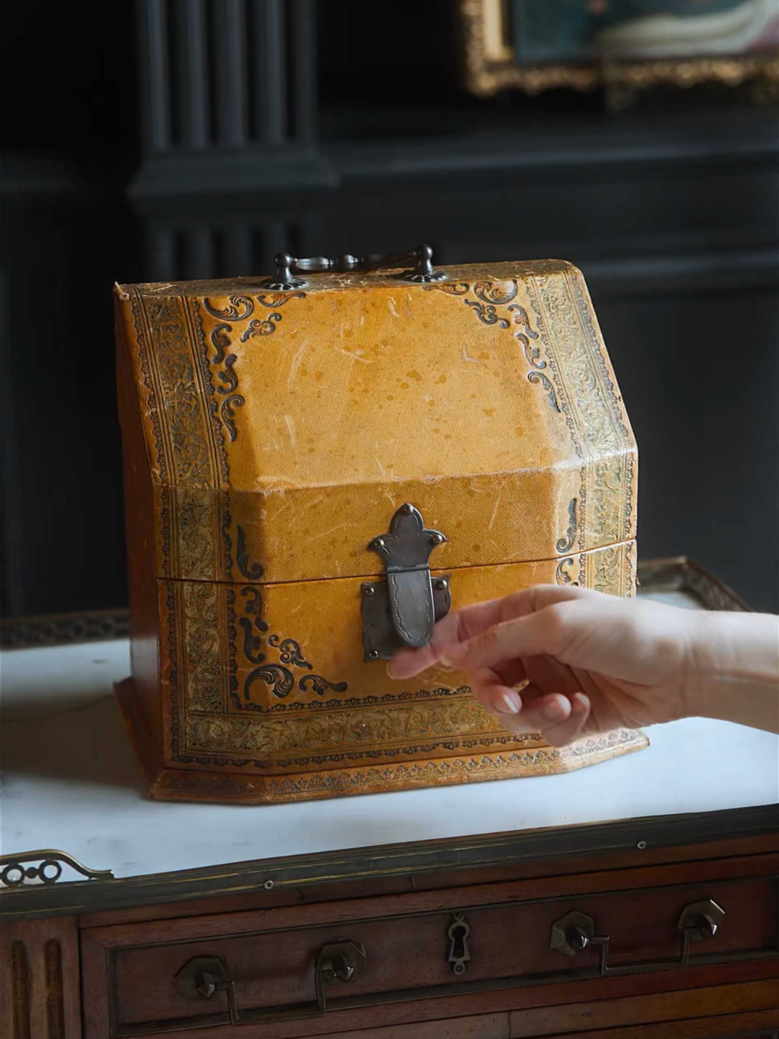 19th Century French Letter Box