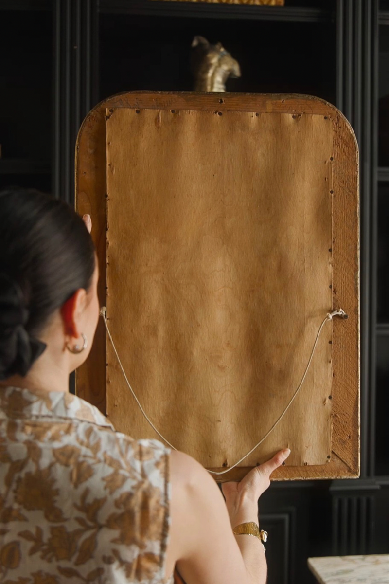 19th Century French Louis Philippe Giltwood Mirror