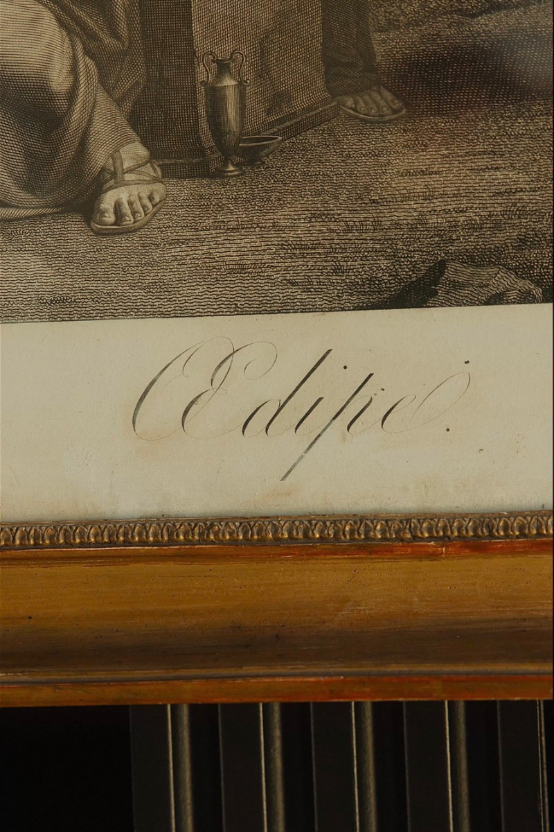 French Engraving After Jacques-Louis David's Belisaire | After The Celebrated 1781 Painting Depicting the Exiled Byzantine General Belisarius Recieving Alms