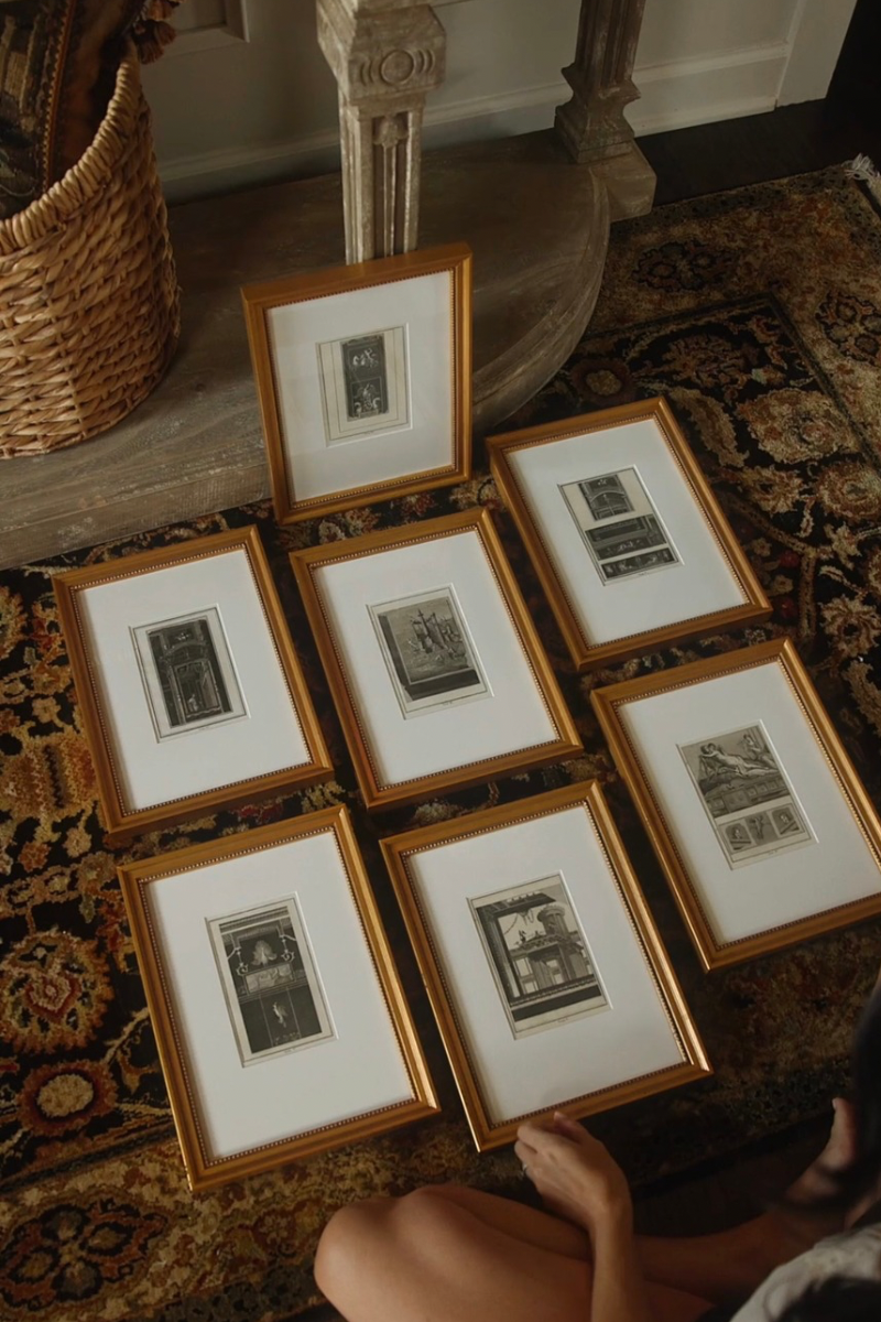 Set of 7 17th Century French Engravings
