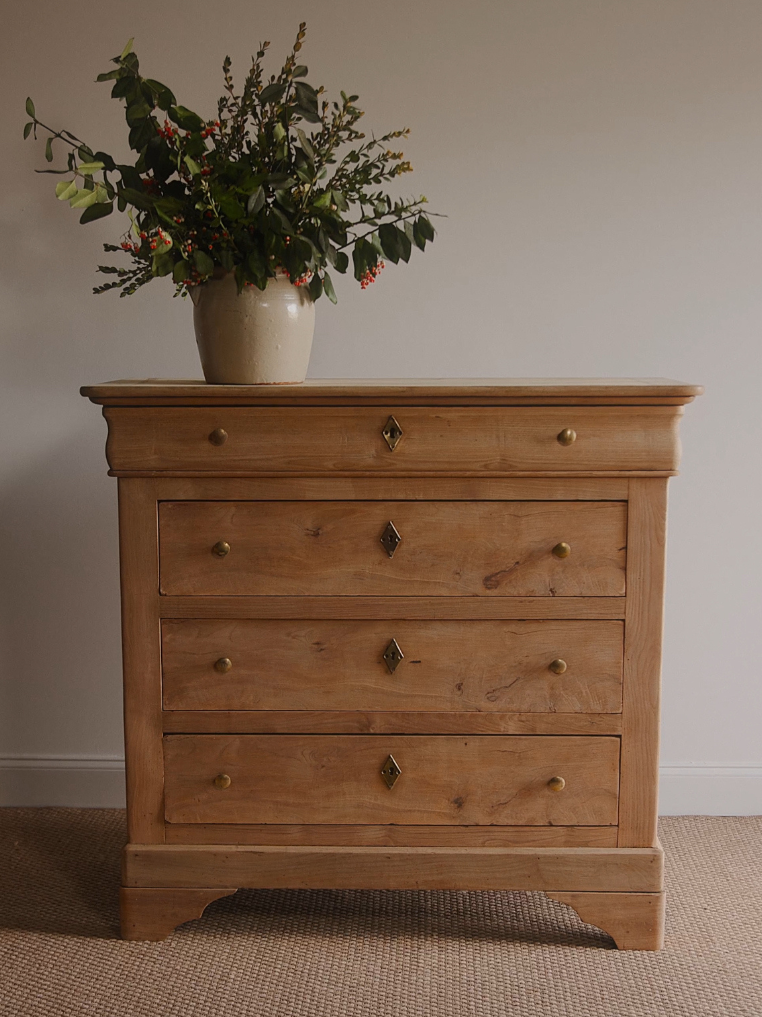 Antique Bleached Commode