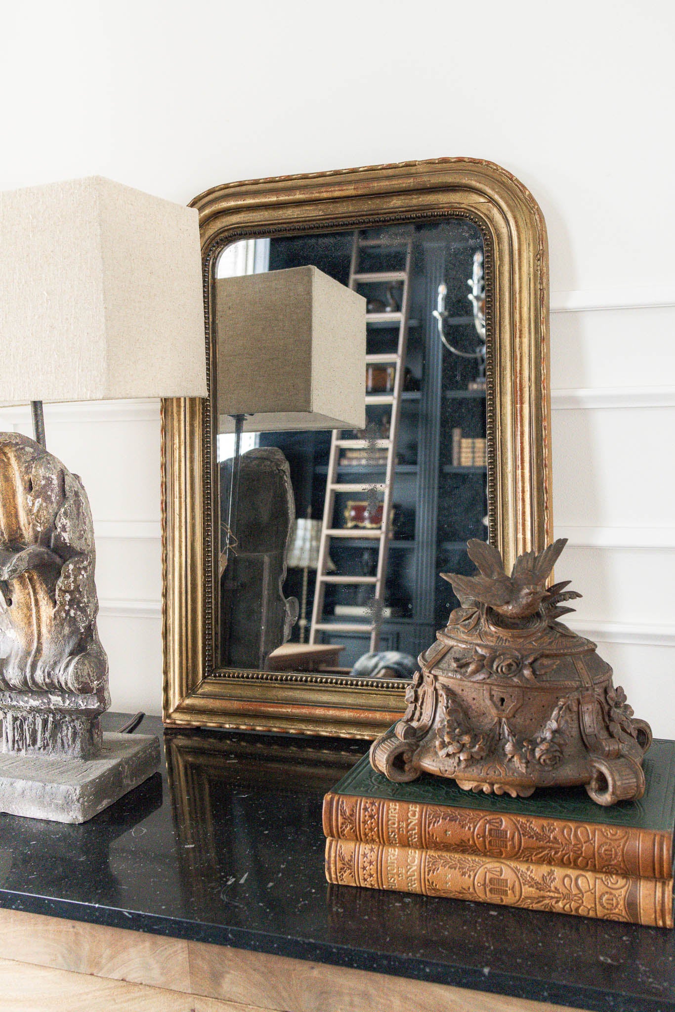 19th Century Louis Philippe Giltwood Mirror