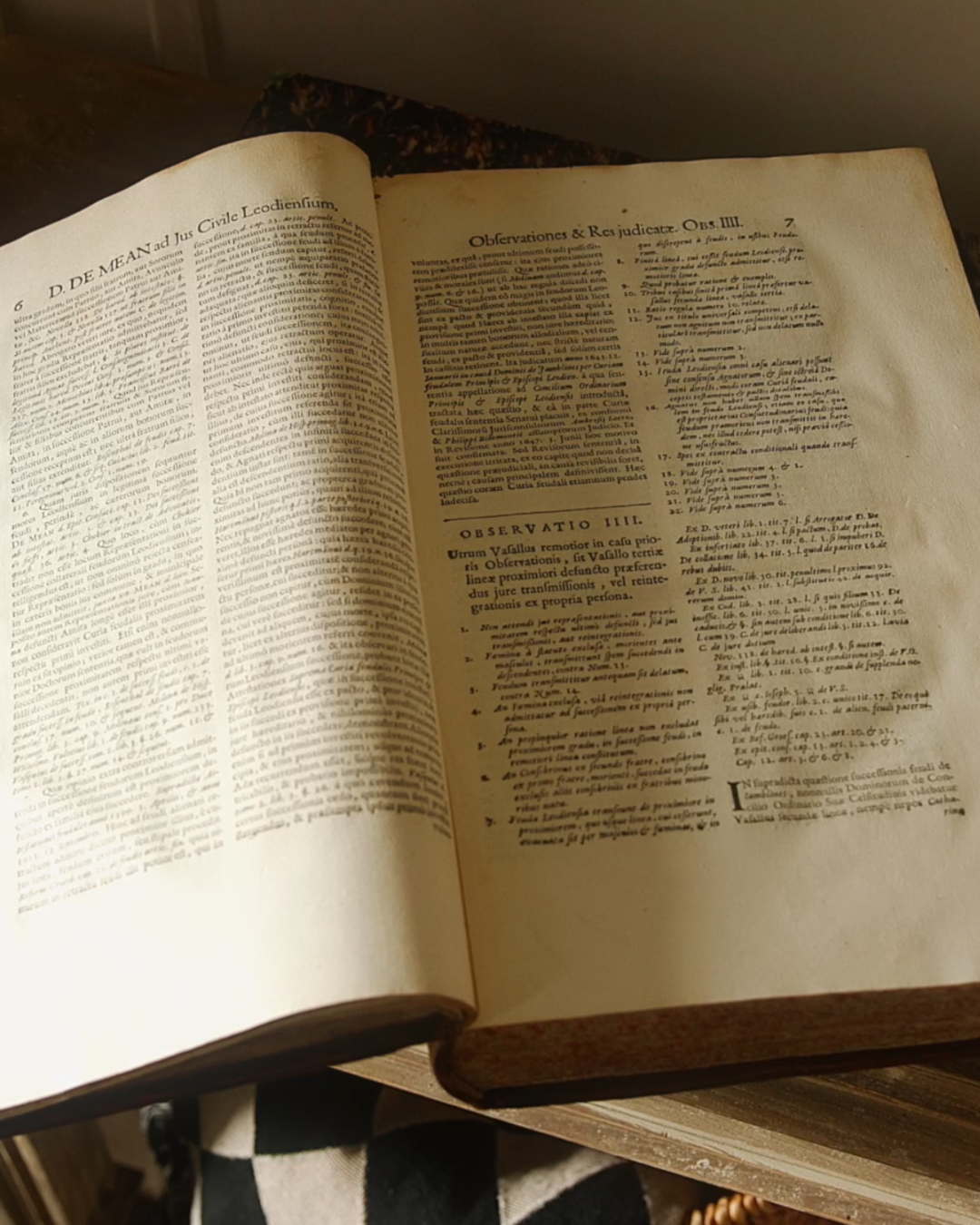 Early 18th Century Latin Law Book — Ius Civile Leodiensium (Leiden Civil Law), 1709
