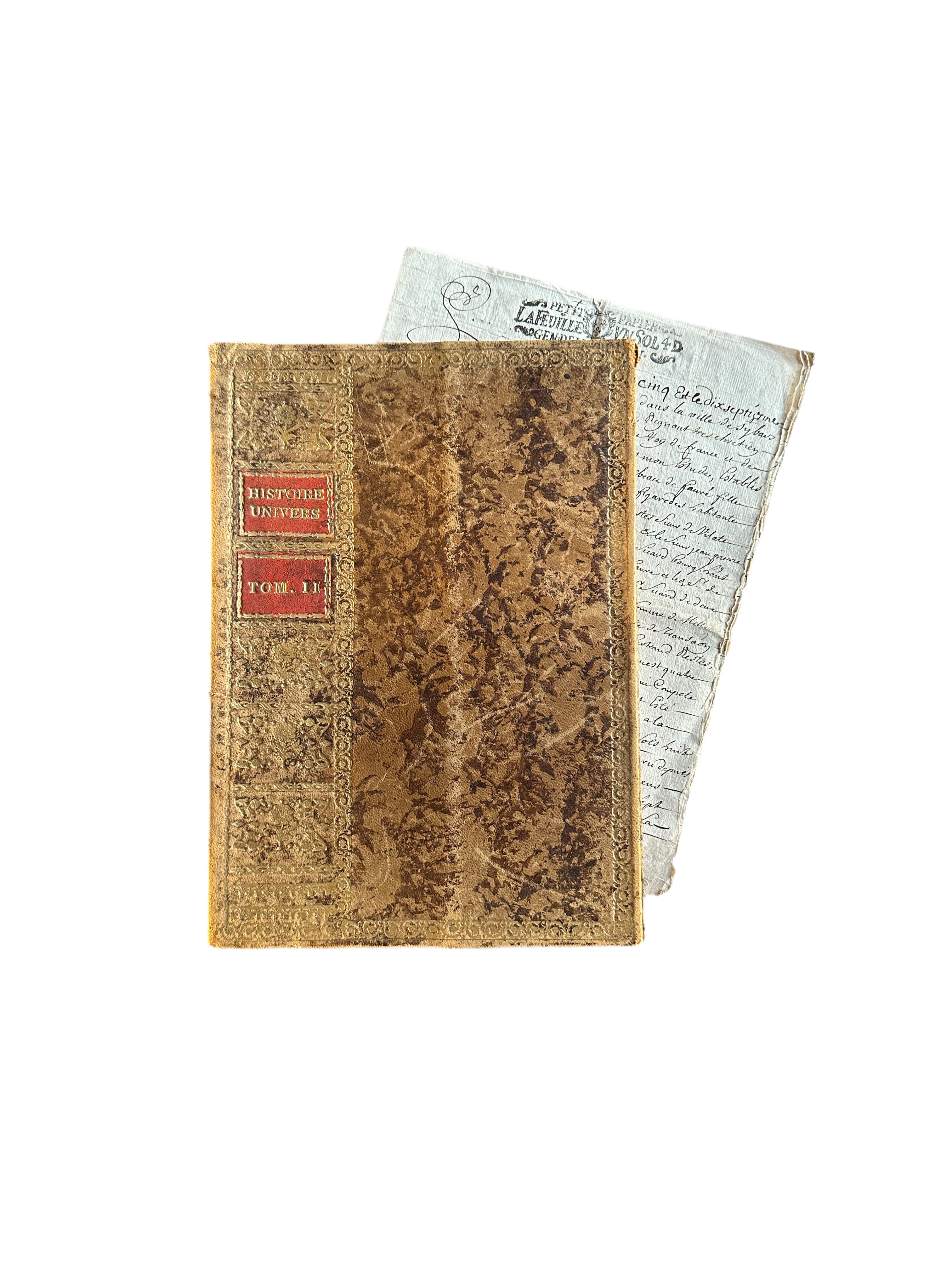 19th Century French Leather Document Folder