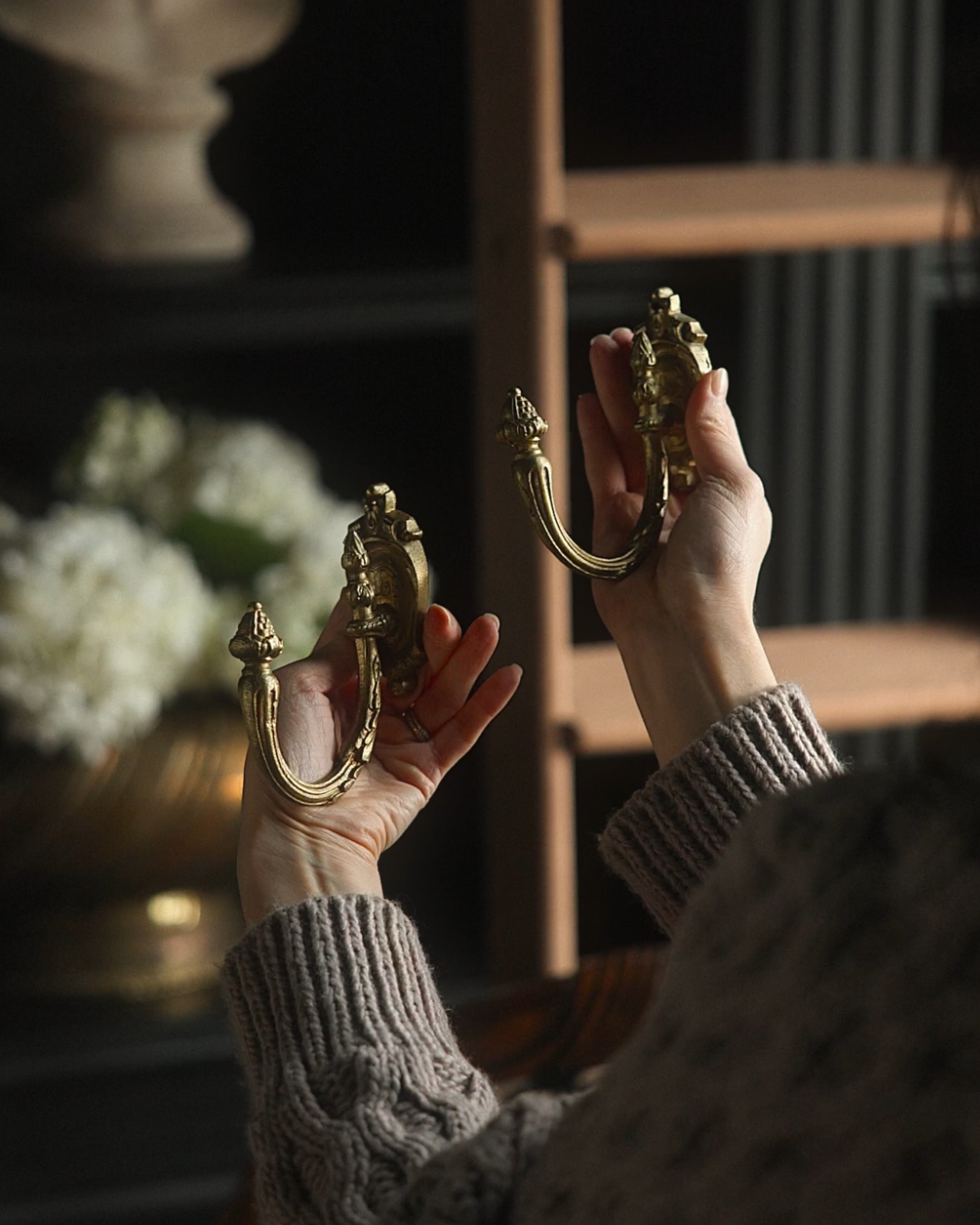 Antique French Tiebacks