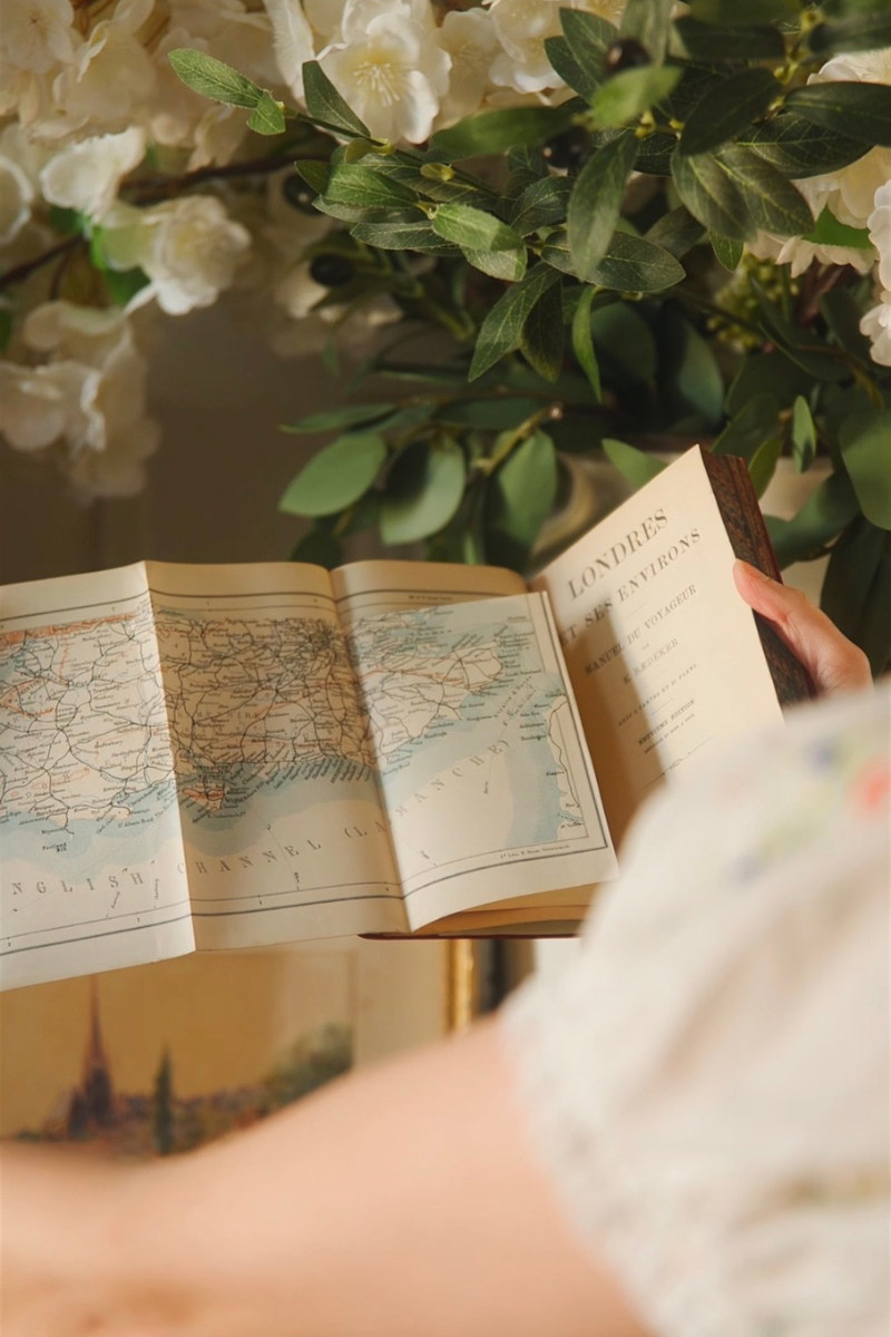 19th Century Baedeker “Londres et ses Environs” Travel Guide