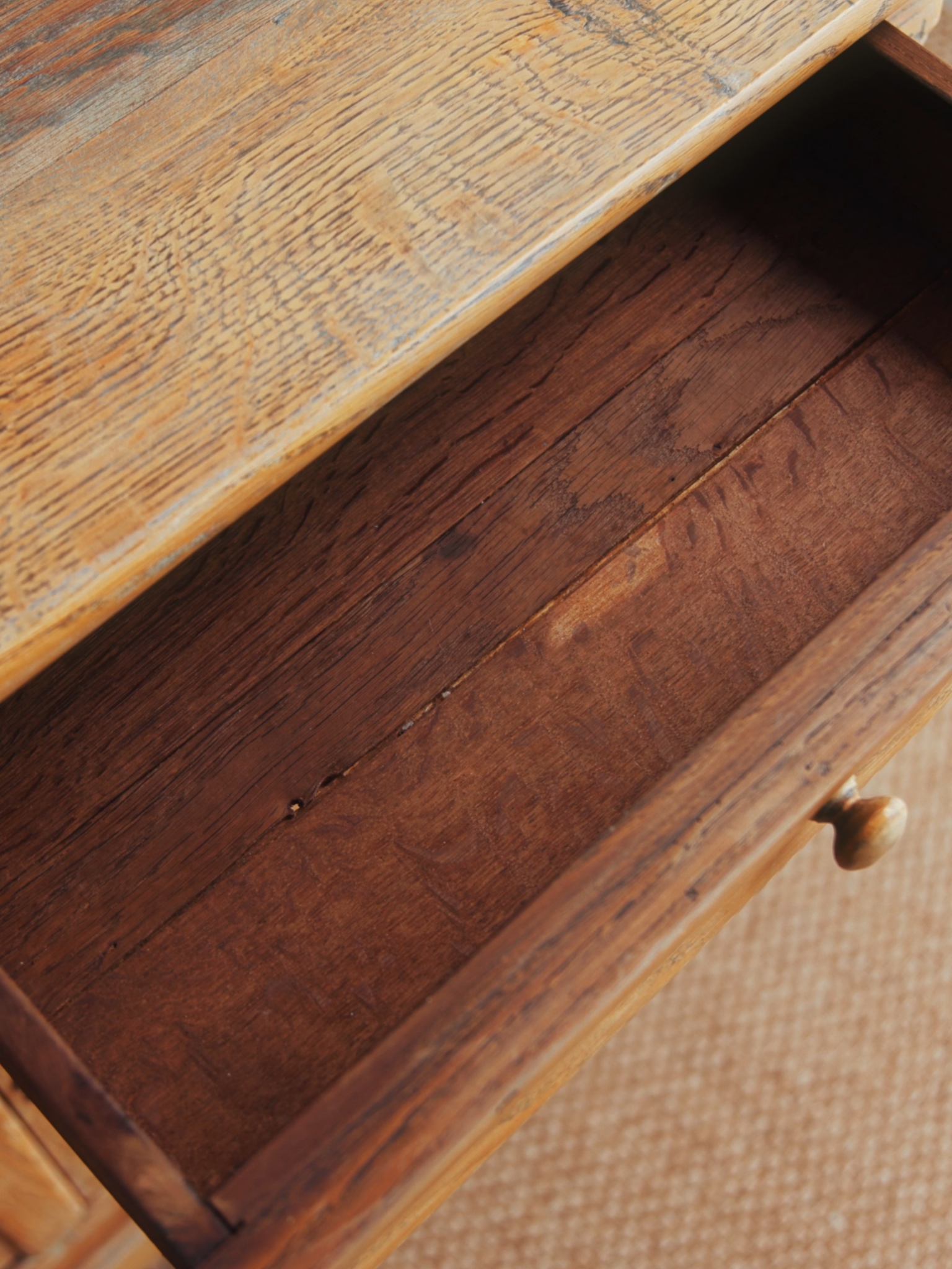 19th Century French Louis Philippe Bleached Sideboard