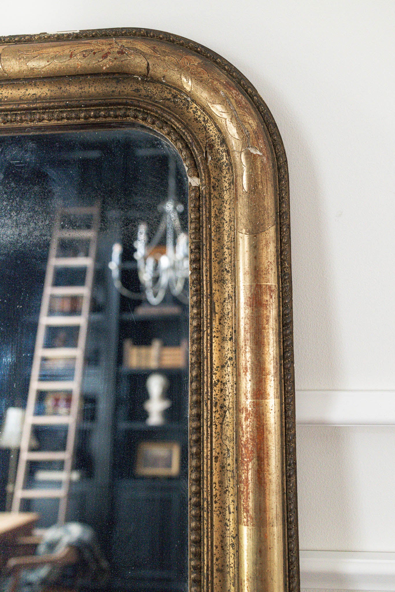 19th Century Louis Philippe Giltwood Mirror