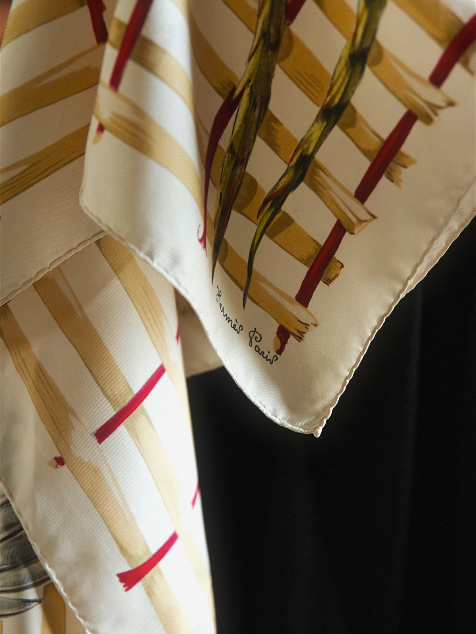 20th Century Hermès Paris “Faisan” Silk Scarf