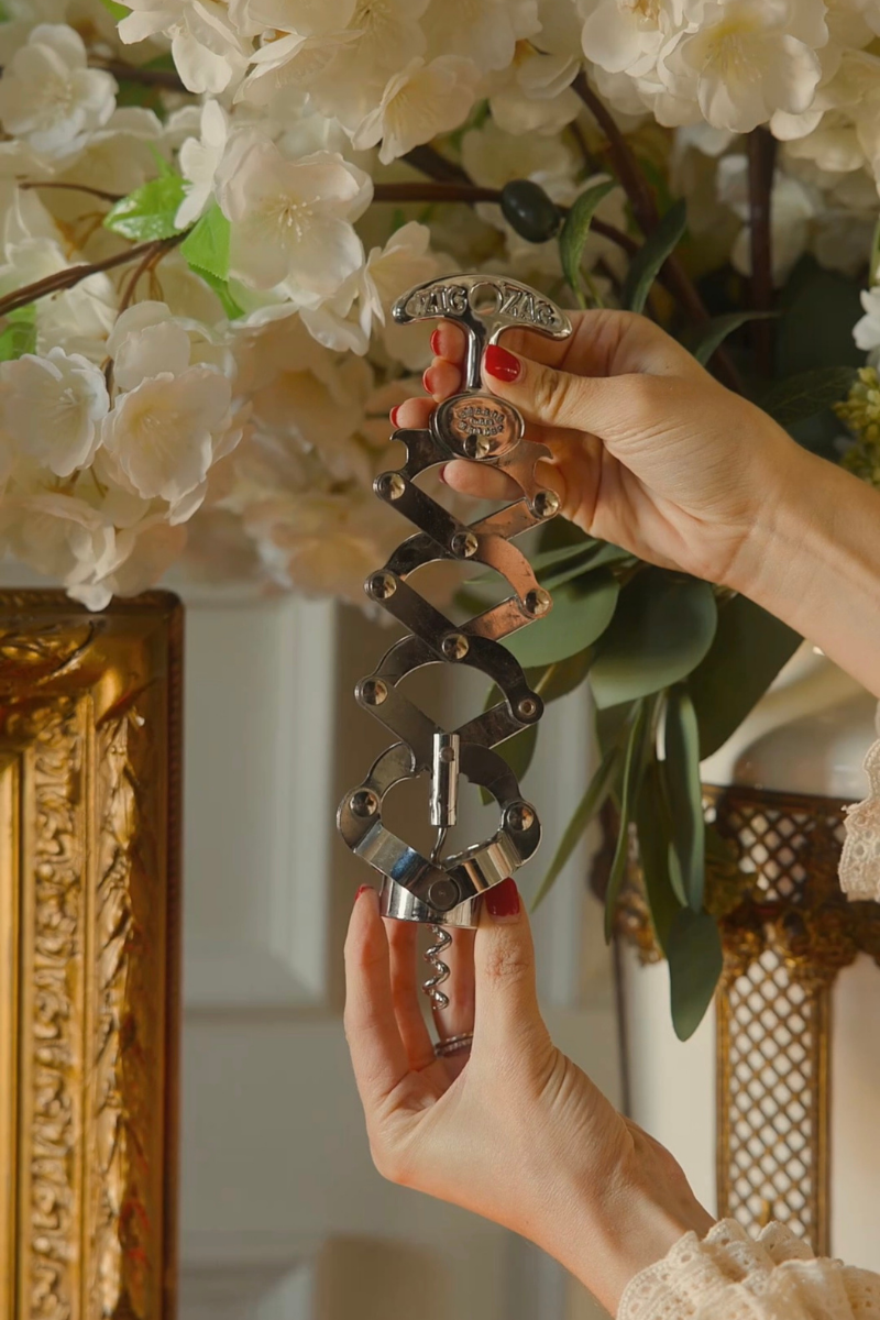 20th-Century French “Zig-Zag” Expanding Corkscrew