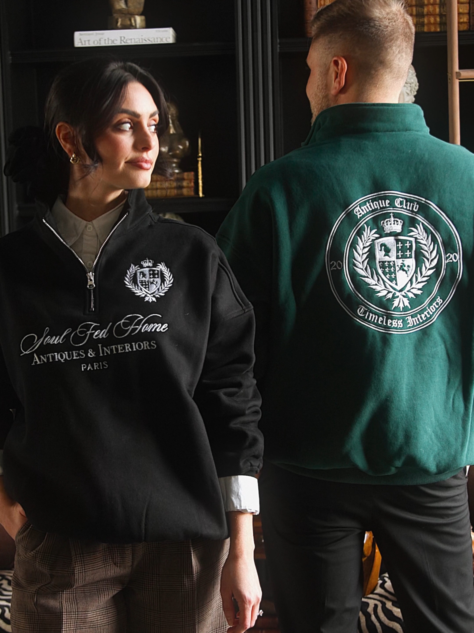 Midnight Soul Fed Crest Quarter Zip