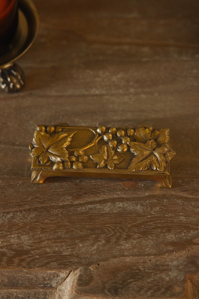 Brass Grapevine Desk Box