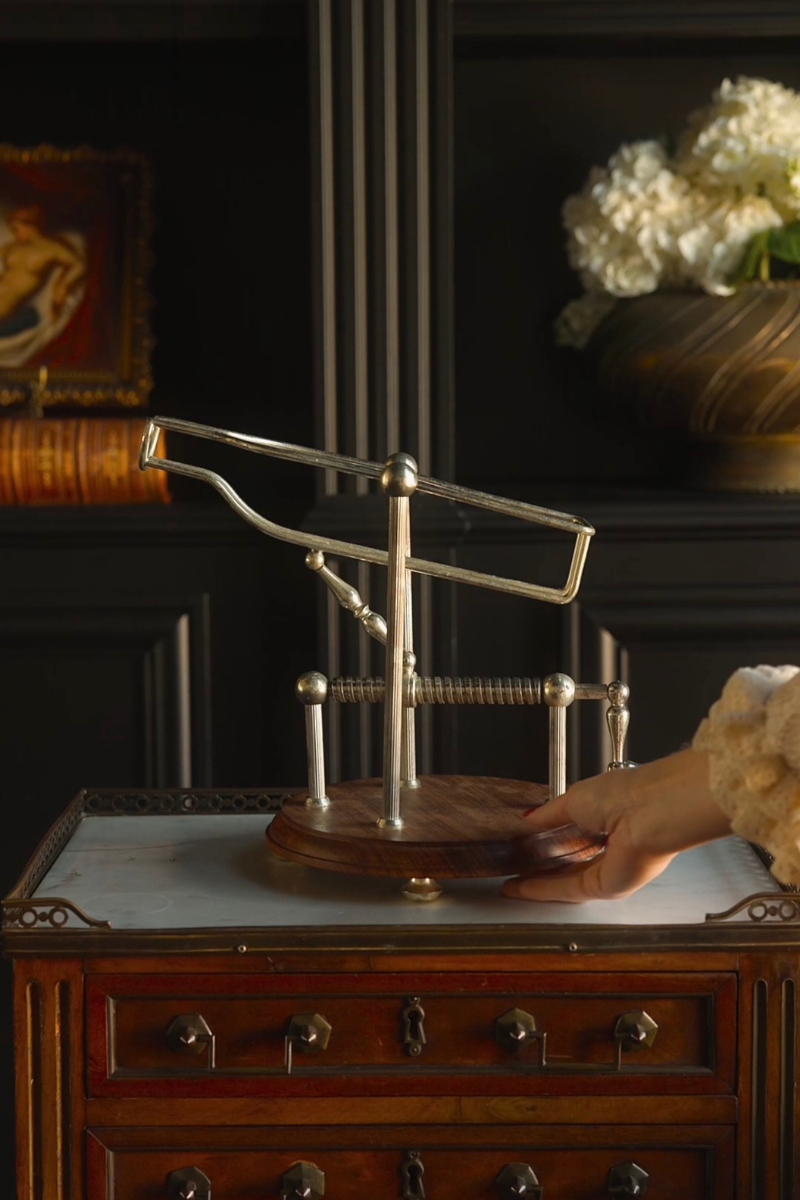 20th-Century Mechanical Wine Decanting Cradle