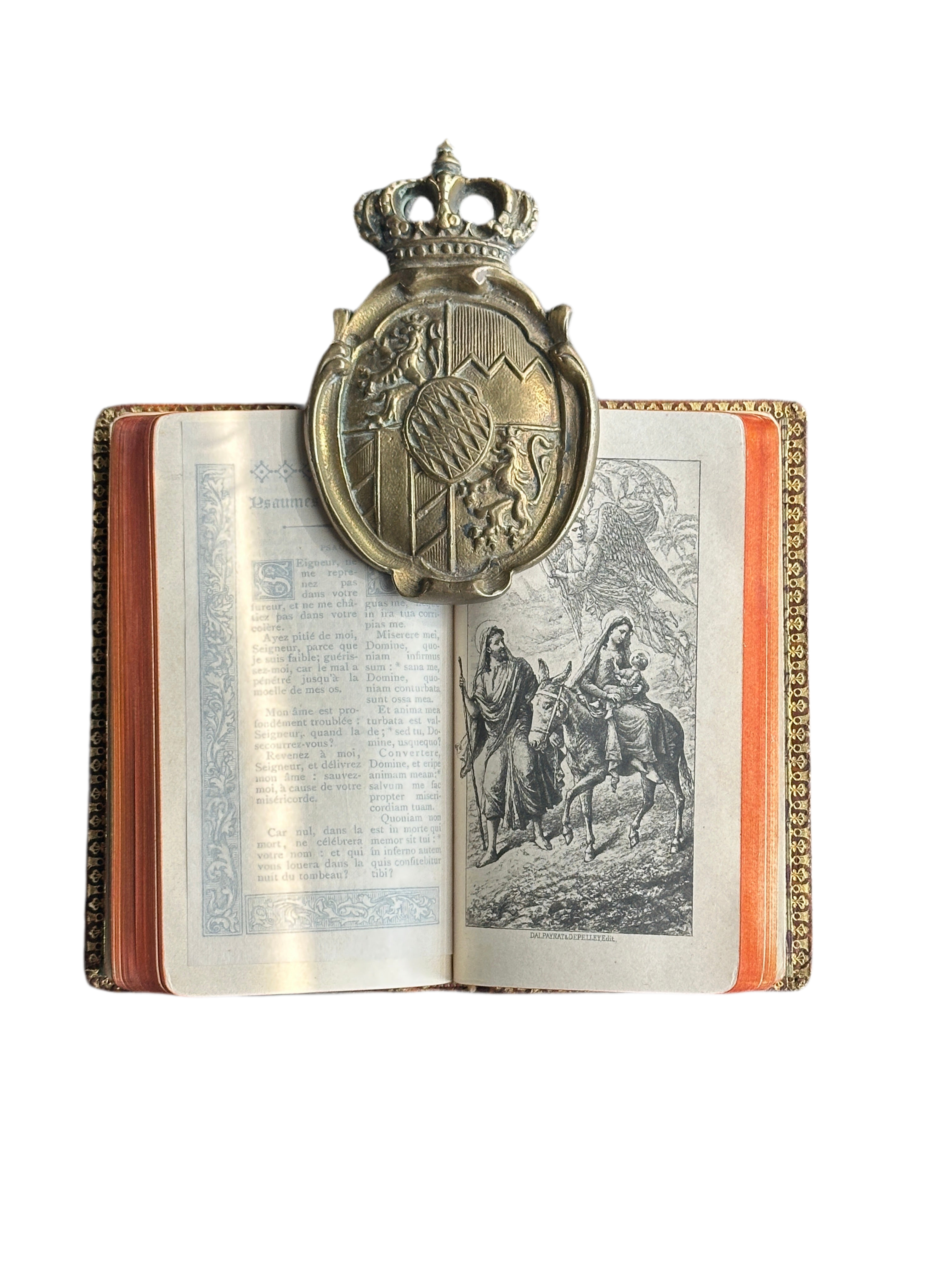 Mini Leather Bound French Missal - 8.21(2)
