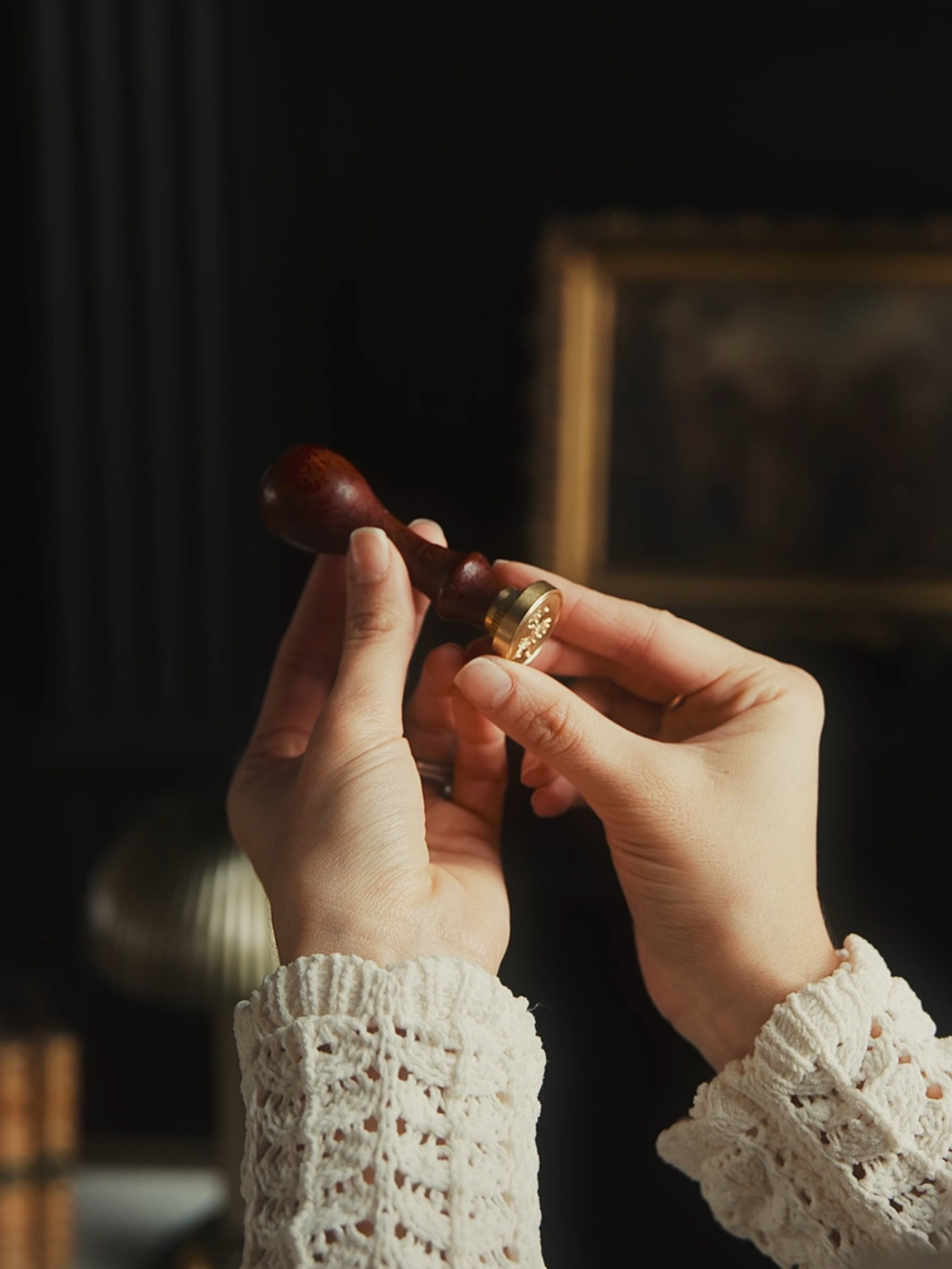 Vintage-Inspired Eiffel Tower Wax Seal Stamp