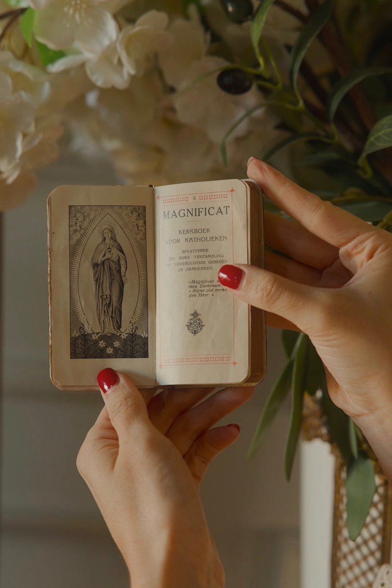 Magnificat Catholic Prayer Book with Tortoiseshell-Pattern Binding
