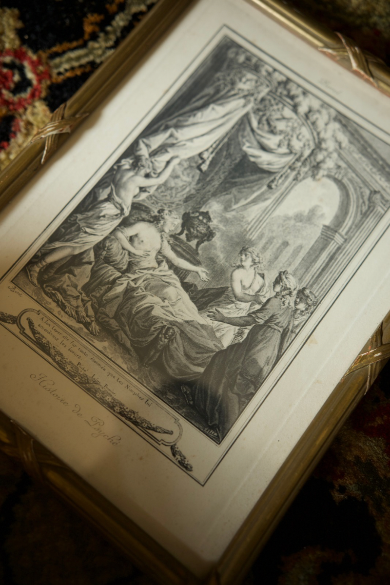 French Allegorical Copperplate Engraving