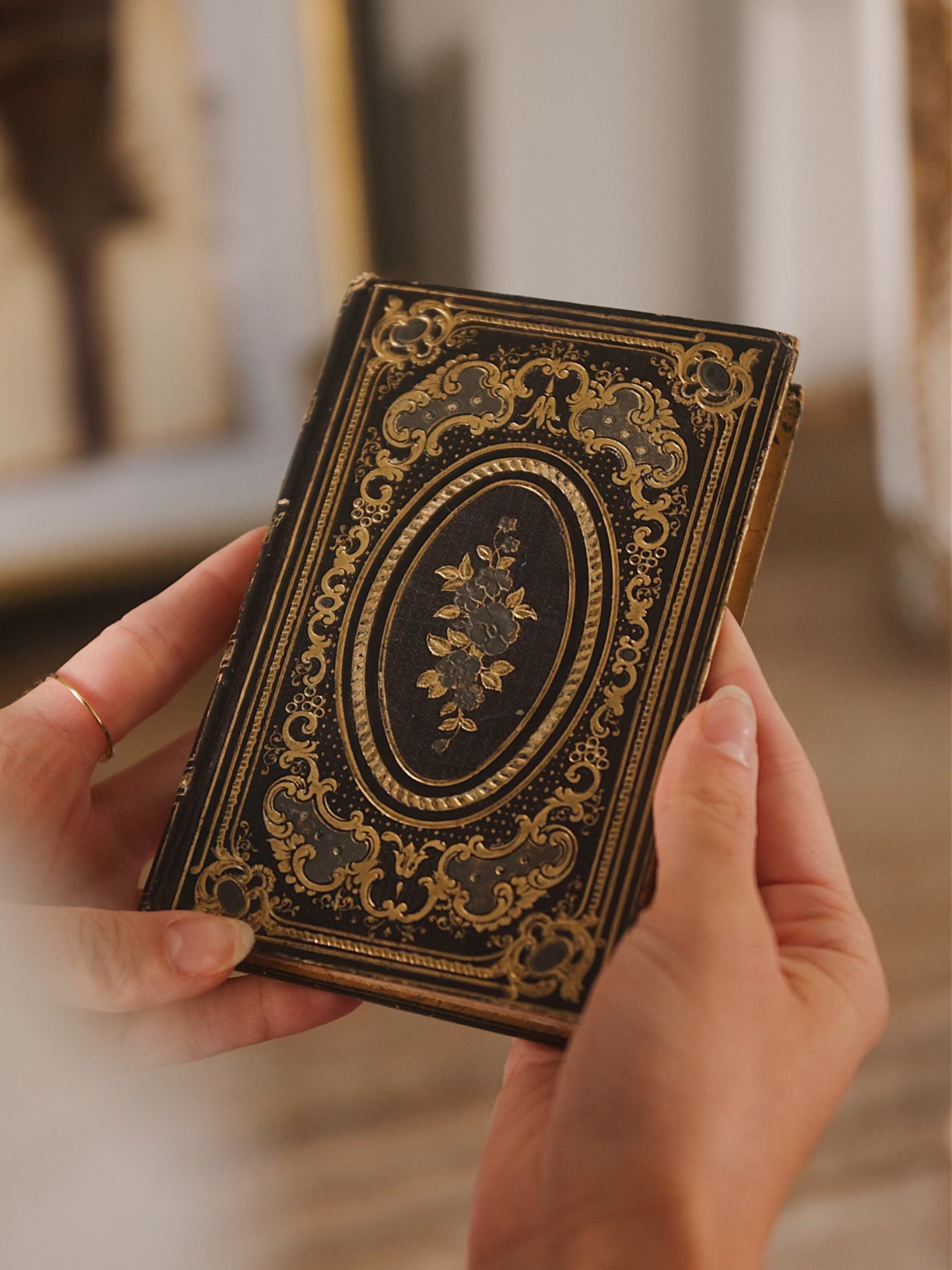 1849 French Devotional Cartonnage Book