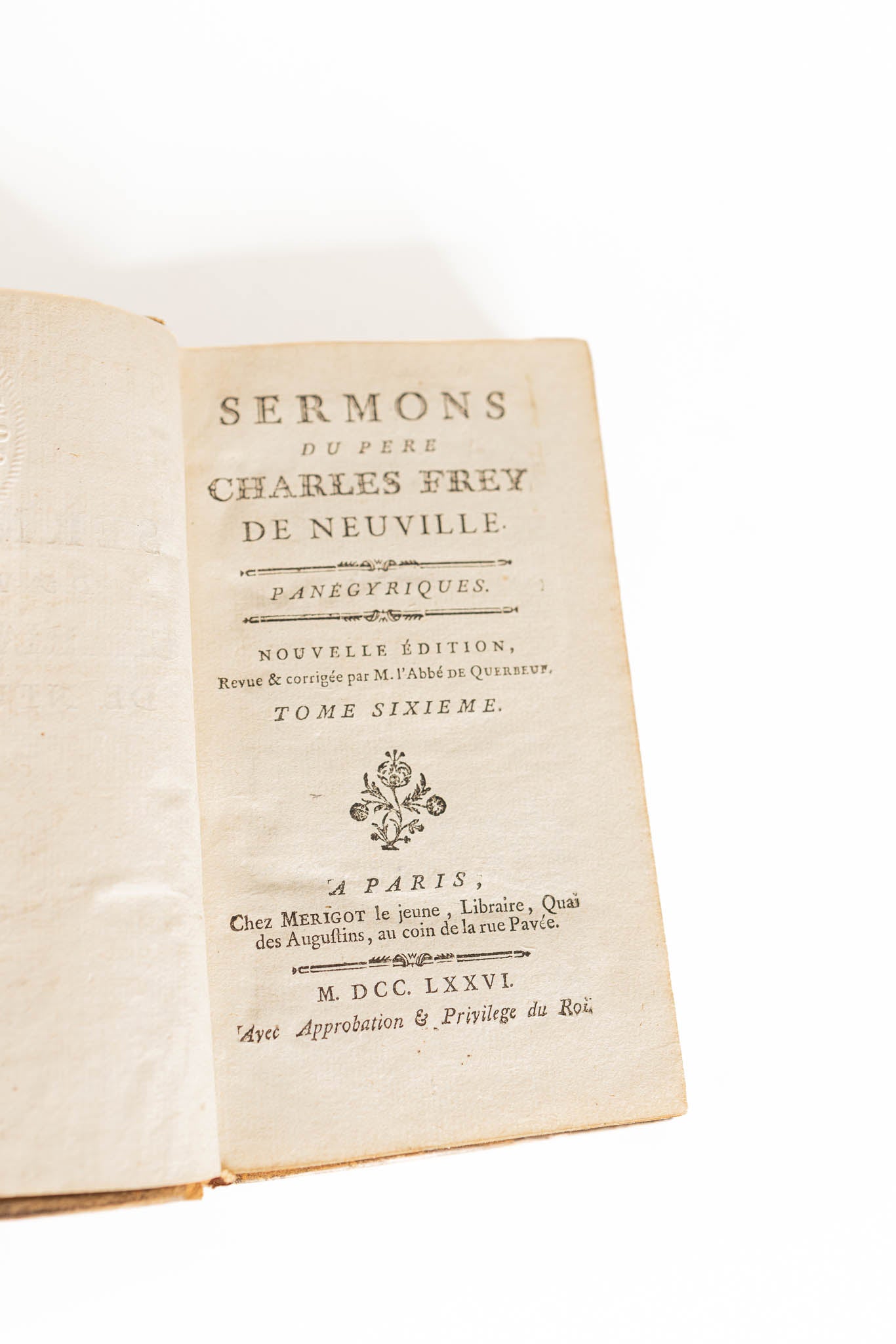1776 French Sermons of Charles Frey
