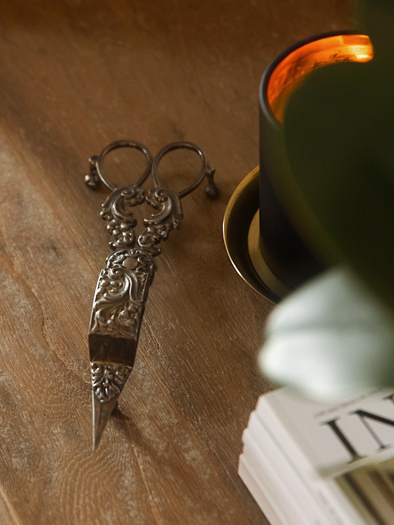 19th Century French Silver Plated Wick Trimmers