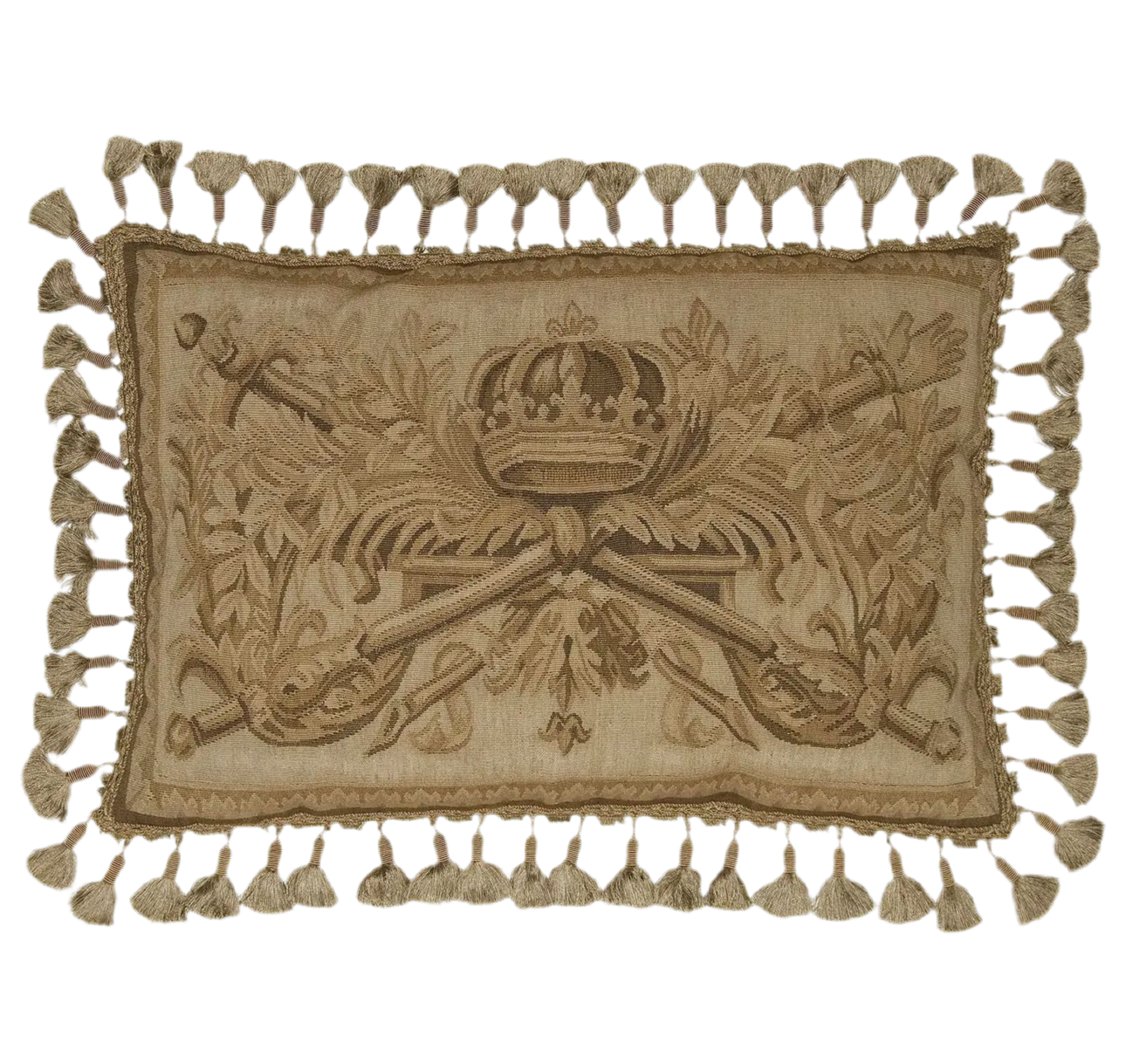 Knights Armor Aubusson Fringe Lumbar