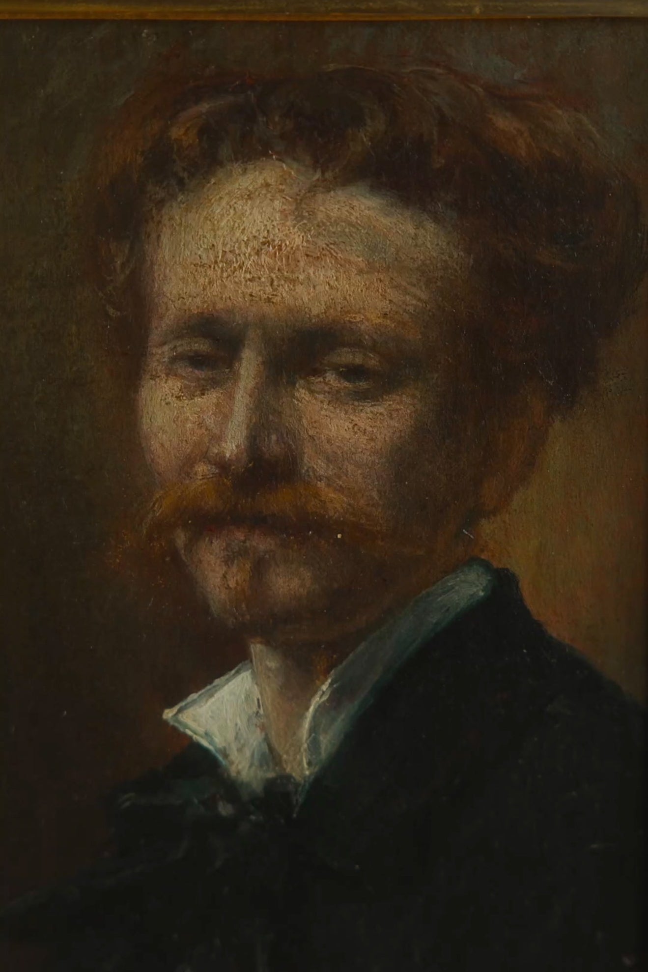Continental School Self-Portrait or Portrait Study of a Gentleman, Oil on Board | Late 19th Century