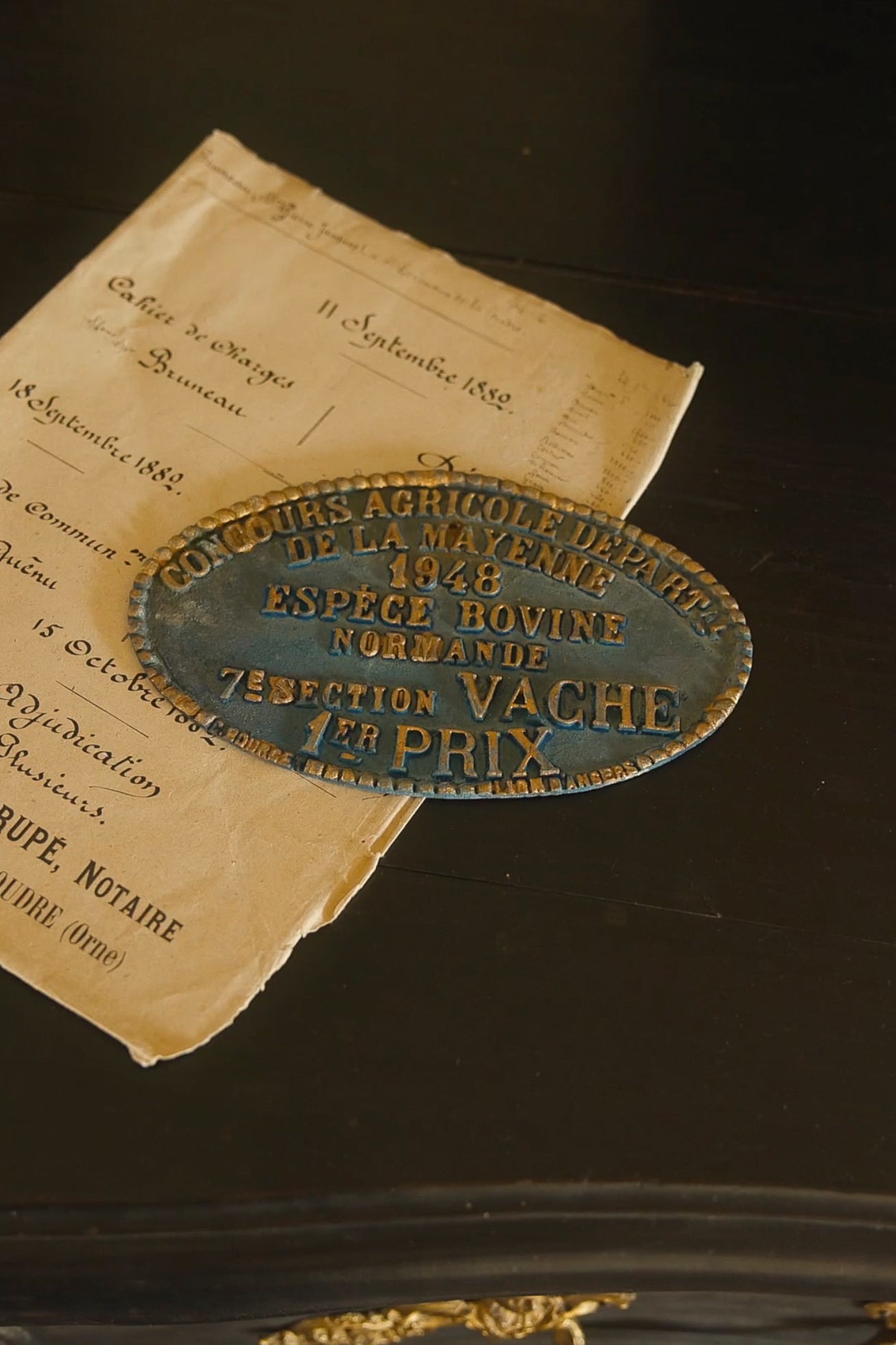 20th Century Agricultural Plaque