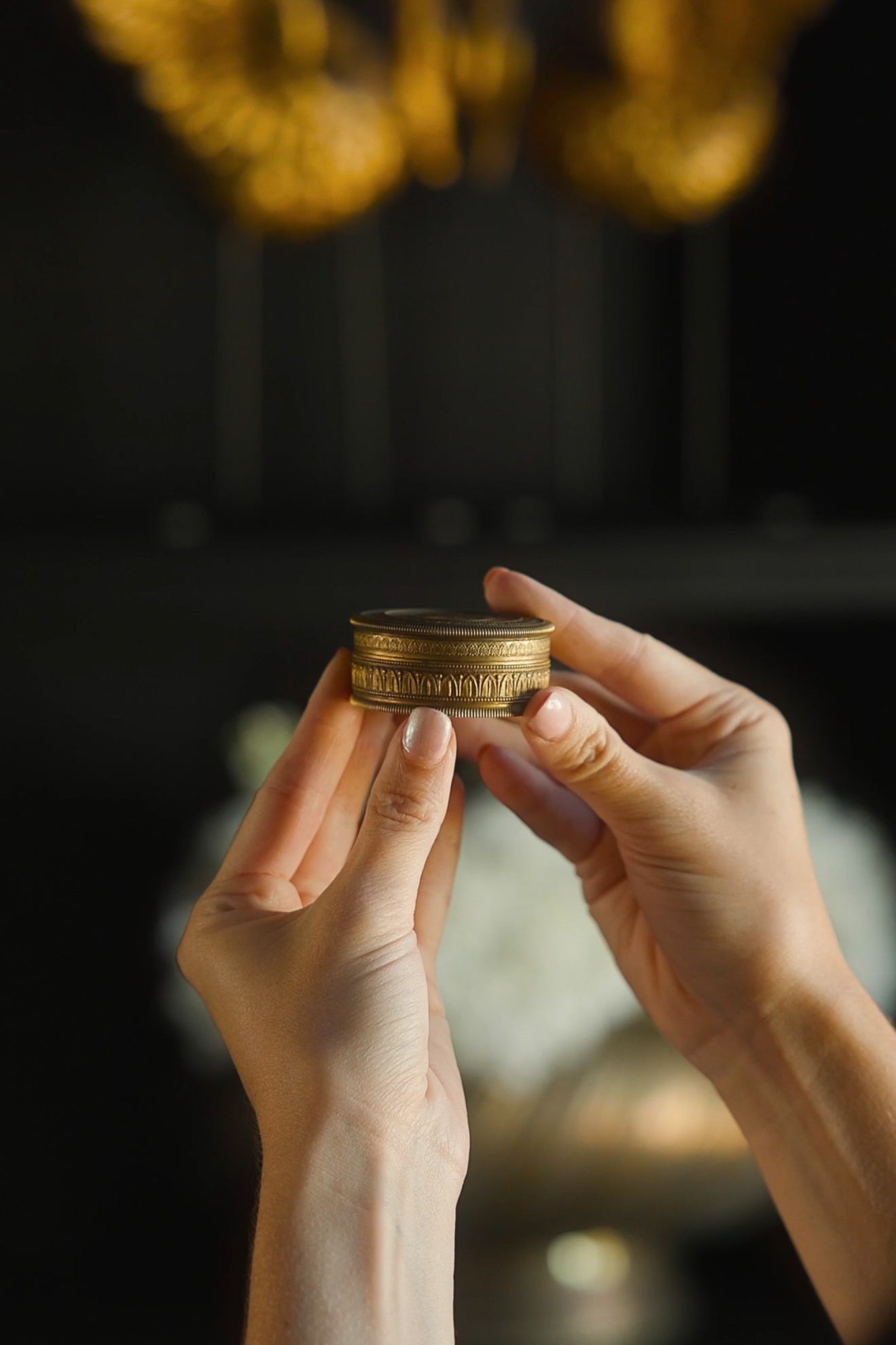 19th Century Bronze Lidded Snuff Box