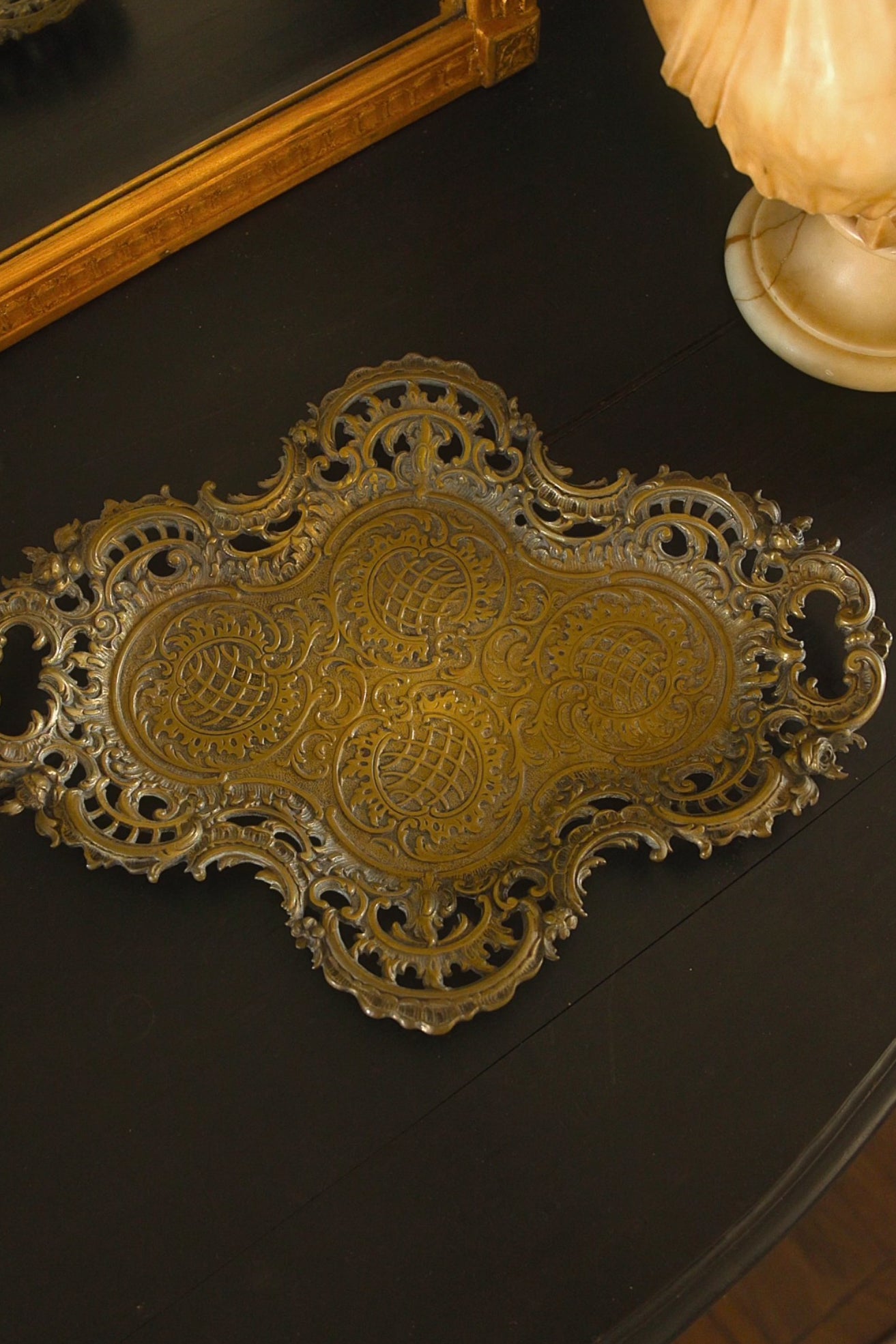 19th C. French Bronze Platter