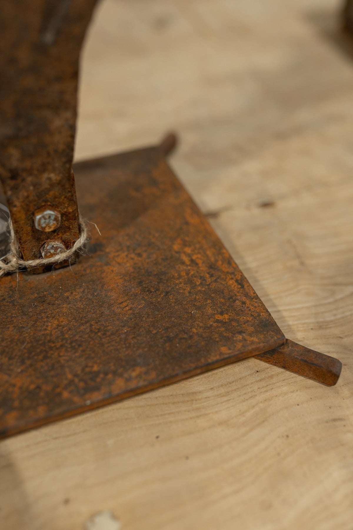 Pair of Monumental Hand-Forged Iron Tree Forms