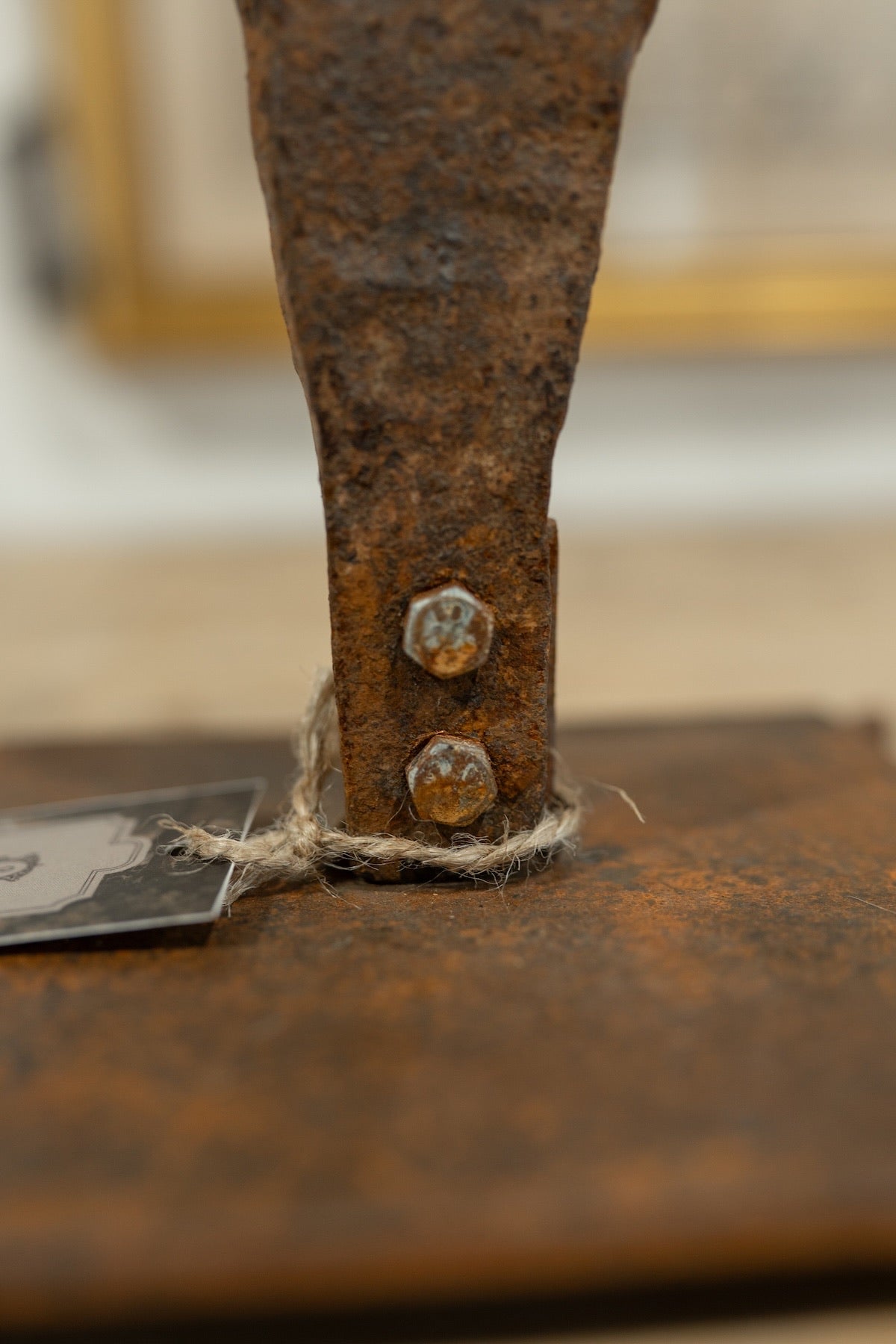 Pair of Monumental Hand-Forged Iron Tree Forms