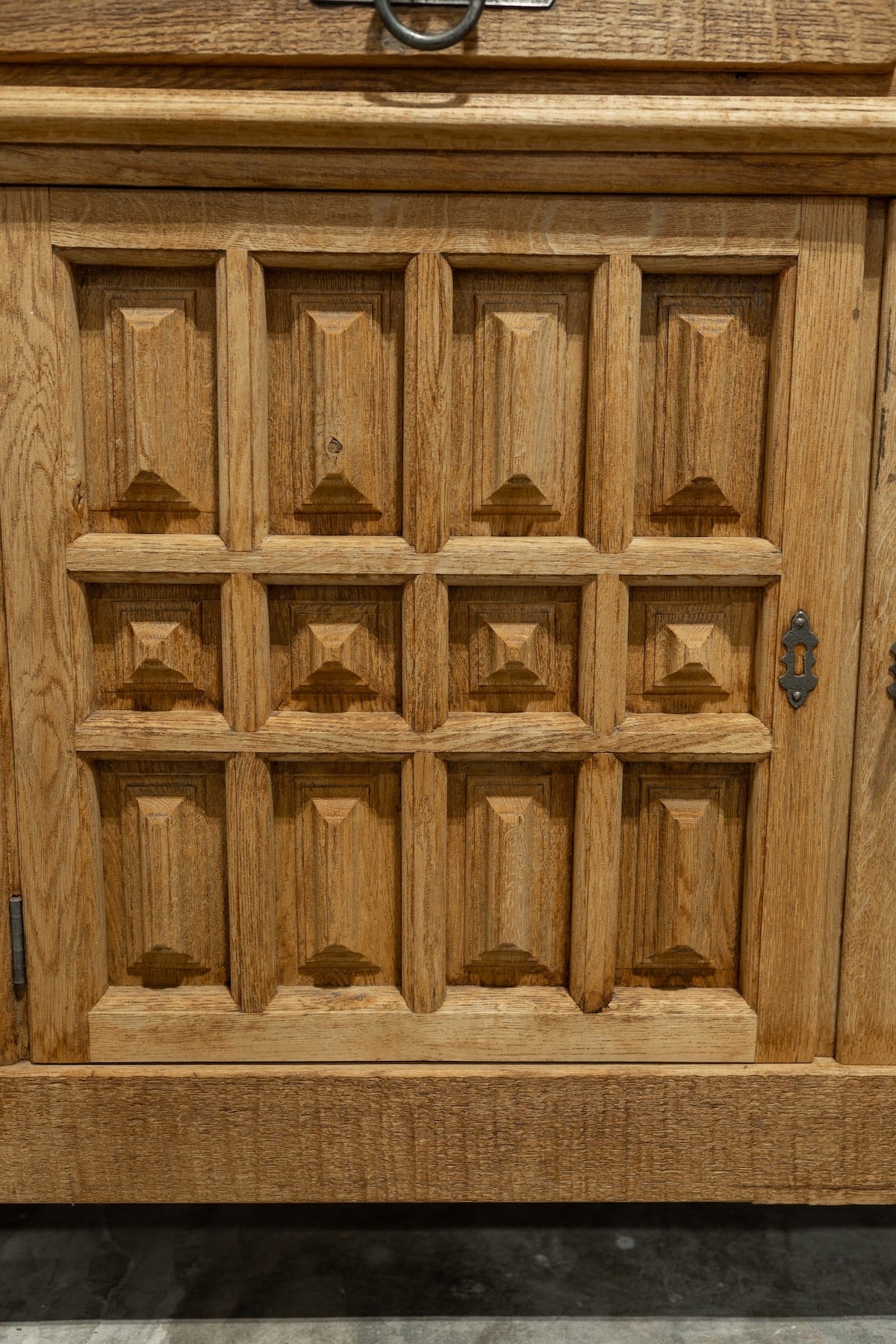Monumental Catalan Baroque Oak Buffet