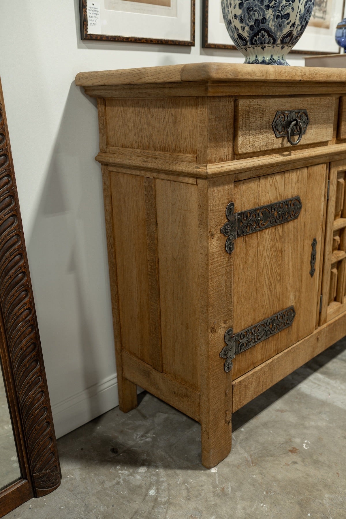 Monumental Catalan Baroque Oak Buffet