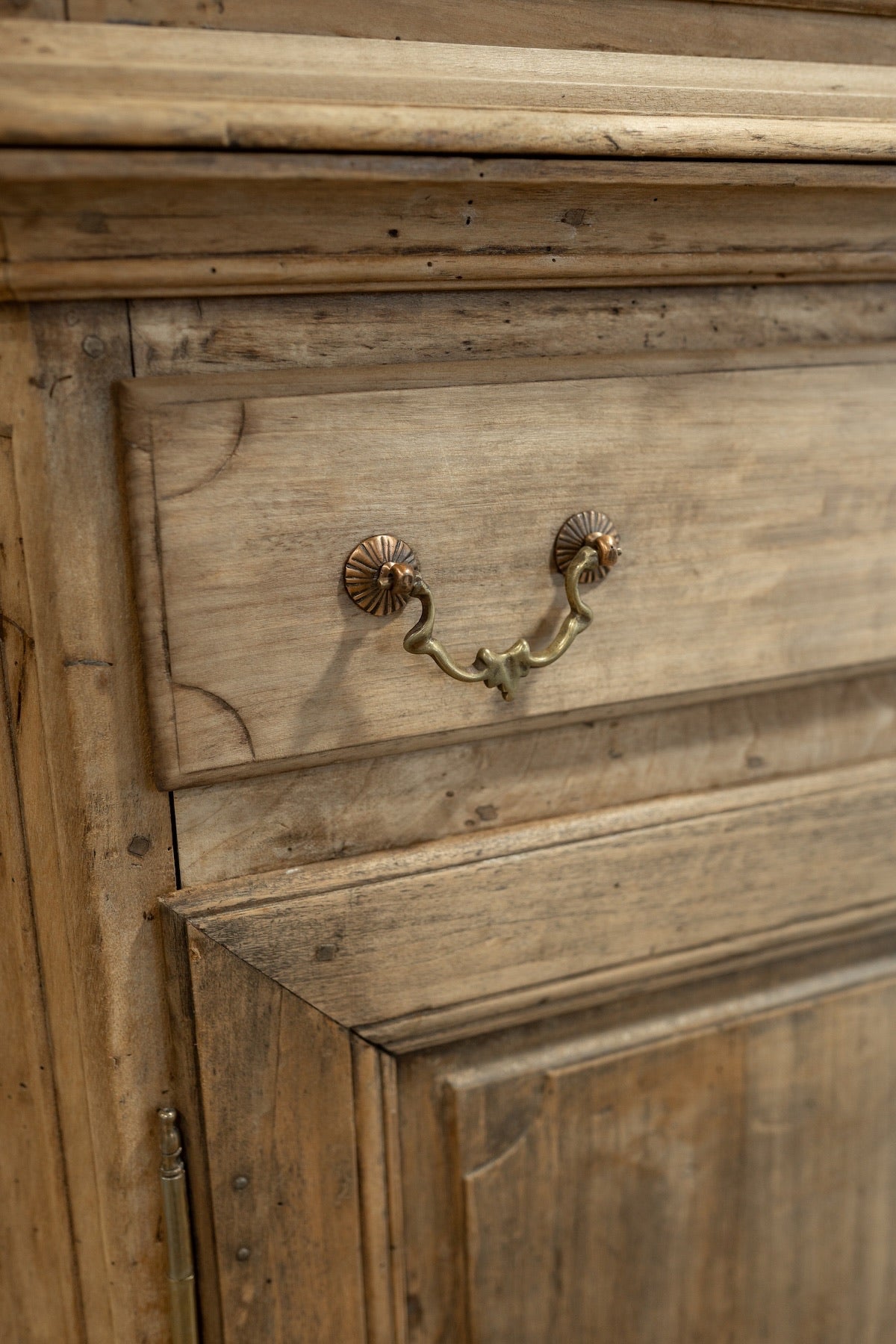 Late 18th Century French Provincial Oak Buffet à Deux Corps