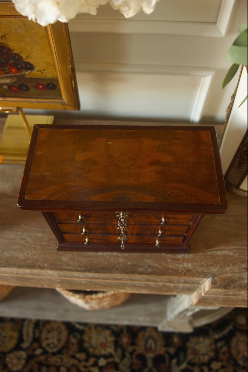 Four-Drawer Salesman’s Sample Chest with Keys