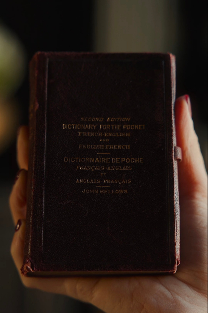 John Bellows Leather-Bound French–English Pocket Dictionary, Second Edition